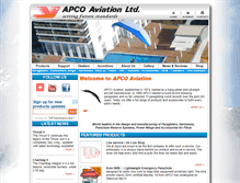 Tablet Screenshot of apcoaviation.com